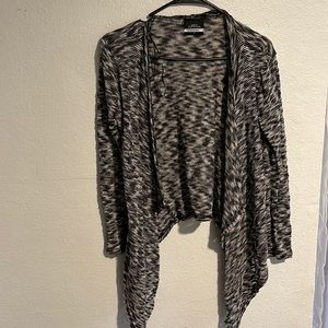 Black and white cardigan